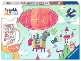 Puzzle&Play 2x24 pièces Fête au royaume Ravensburger