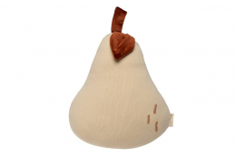 Coussin en coton bio Poire Nobodinoz