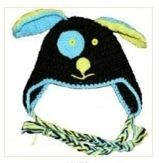 Bonnet Chien en crochet 100% coton