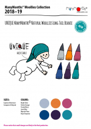 Bonnet en laine Beanie long tail - Manymonths