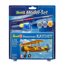 Kit de modélisme avec accessoires de base Set Stearman Kaydet Revell