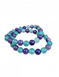 Bracelet Aventurine et Lépidolite perles