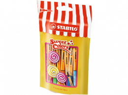 Lot de 15 minis feutres pointe 0.4mm - Sweet Colors - Stabilo