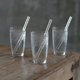 Paille en verre droite Sostraw