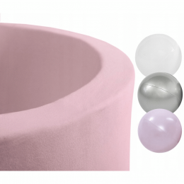 Piscine à balles rose 90X30 150 balles Misioo