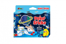 Crayons à peindre 6 couleurs métalliques Avenir