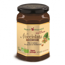 Pâte à tartiner cacao et noisettes BIO SANS LAIT - 740g + 95g Gratuit - Nocciolata