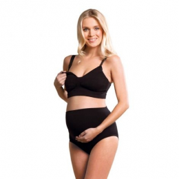 Soutien-gorge d’allaitement à armatures gel GelWire™ sans coutures - Noir - Carriwell