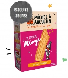 Palmiers sucre caramélisé 120g Michel et Augustin