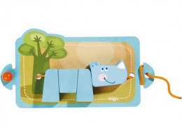 Rhinocéros à lacer - Haba