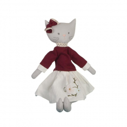 Poupée chiffon Bellamy le chat 50cm Bonikka