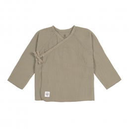 Kimono en mousseline GOTS - olive - Lassig