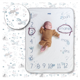 Couverture étape en coton Safari Snap the moment