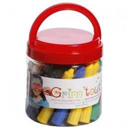 Seau 34 sticks de maquillage Grim'tout