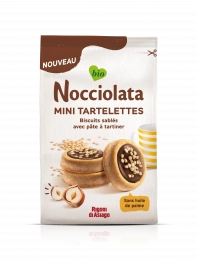 Tartelettes à la pate à tartiner et quinoa soufflé Bio Nocciolata