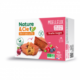 Moelleux aux fruits rouges bio 150 g Nature & Cie