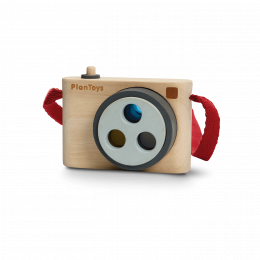 Appareil photo en bois aux 3 couleurs Plantoys
