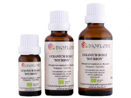 Géranium Rosat bio - 10 ml - Pelargonium asperum - Bioflore