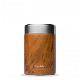 Boîte repas et soupe en inox Wood 600 ml Qwetch
