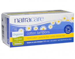 Tampons en coton BIO - Regular - avec applicateur - Natracare