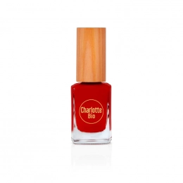Vernis à ongles naturel et vegan Rouge parfait Charlotte Bio