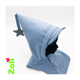 Capuchon cagoule imperméable enfant Zoli - Bleu clair