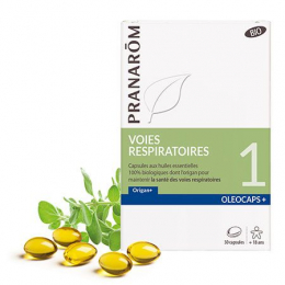 Origan + BIO - Voies respiratoires - Capsules Pranarom