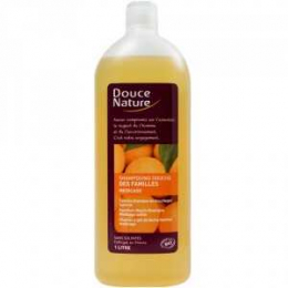 Shampooing douche des familles Medicago et Pêche Bio 1L Douce Nature