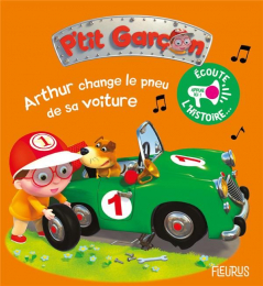 Arthur change le pneu de sa voiture Fleurus
