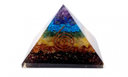 Pyramide orgonite 7 chakras