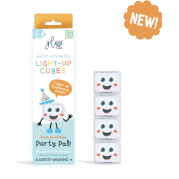 Glo Pal cube Party Pal orange pour le bain Jouet Sensoriel