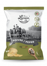 Chips poivre et sel bio 125gr  Lucien