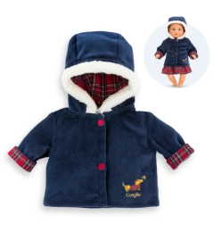 Manteau Corolle en Fêtes pour poupon 30 cm Corolle