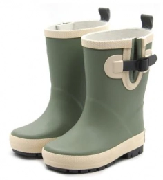 Bottes En Caoutchouc Vert Sauge Pointure  34
