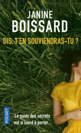 Dis, t'en souviendras-tu ? Janine Boissard Pocket