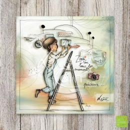 Carte Zoom sur les moments Mon amie Luce