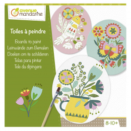 Coffret créatif, Toiles à peindre Avenue Mandarine