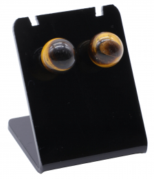 Boucles d'oreilles Perle Oeil de Tigre 10mm
