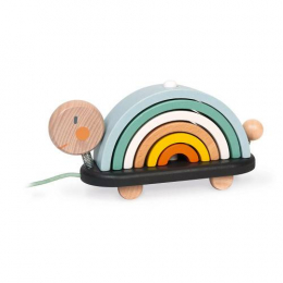 Tortue rainbow en bois Janod