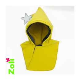 Capuchon cagoule imperméable enfant Zoli - Jaune