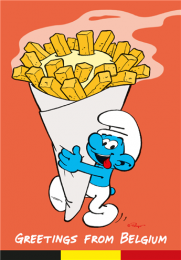 Carte postale Cornet de frites