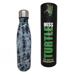Gourde isotherme 500 ml Marbre Délicat Gris Miss turtle