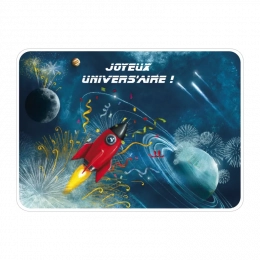 Carte Rendez-vous Le Poussin Rose des Bois "Joyeux…"