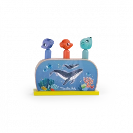 Jouet en bois Pop up Les aventures de Paulie Moulin roty