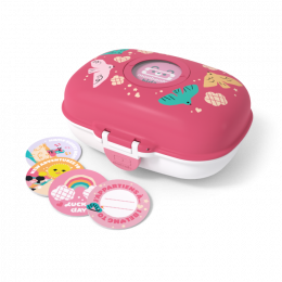MB Gram rose Birds - La boîte à goûter Monbento