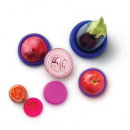 Couvercles en silicone réutilisables - Bright Berry - Food Huggers