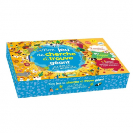 Mon jeu de cherche et trouve géant Autour du monde Auzou