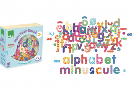 Magnets Alphabet minuscule 81 pcs Vilac