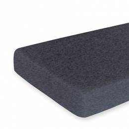 Drap housse berceau en coton 40x90cm Gris anthraciteBemini
