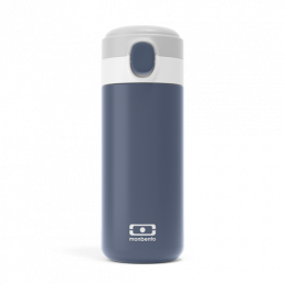 Bouteille réutilisable POP Isotherme 360ML Bleu Infinity Monbento